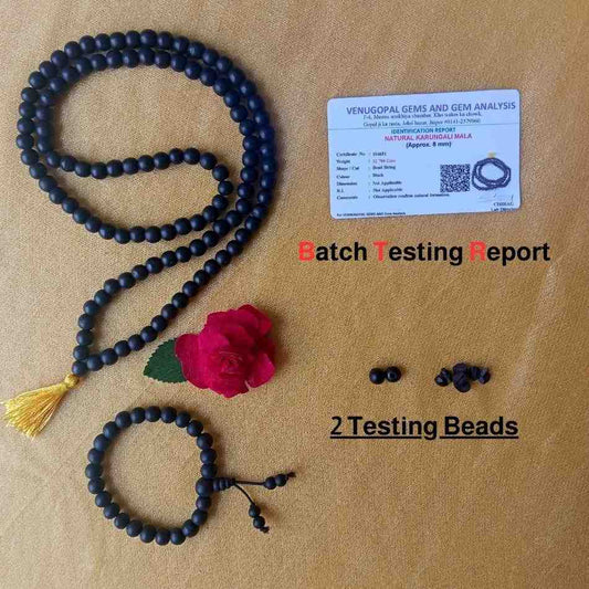 Original Karungali Malai + Bracelet Combo