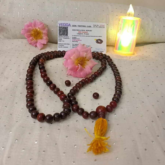 Original Lal Chandan Mala 108 + 1 Beads