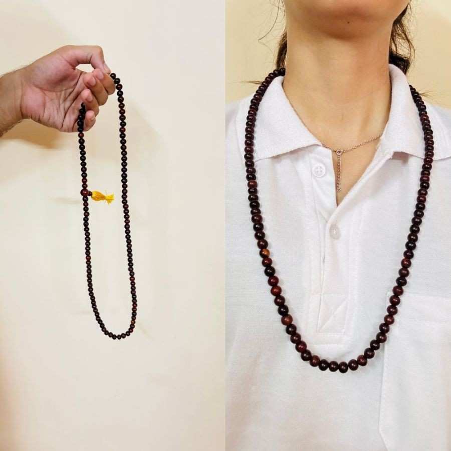 Original Lal Chandan Mala 108 + 1 Beads