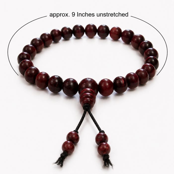 Original Lal Chandan Bracelet with FREE Rudraksha