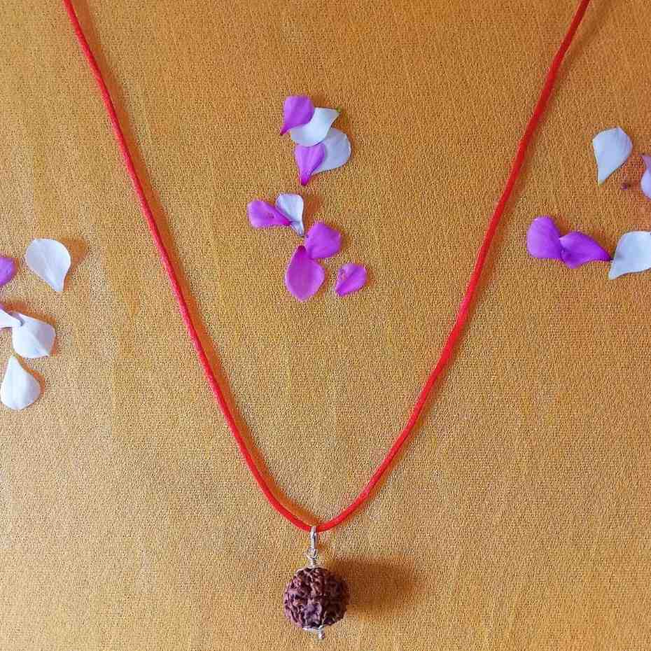 Original Nepali 7 Mukhi Rudraksha Pendant