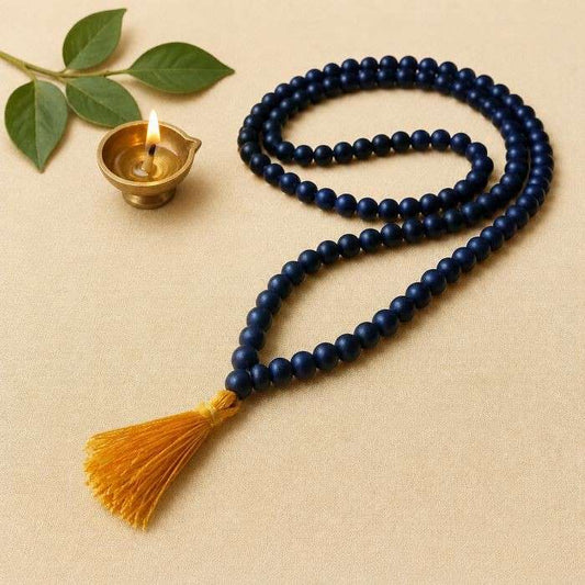 Lab Certified 8mm Karungali Mala - 108 beads