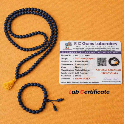 Original Karungali Malai + Bracelet Combo