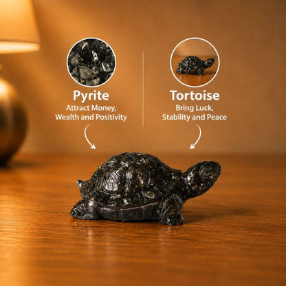 Dhan Laabh Pyrite Tortoise (Kachhua)