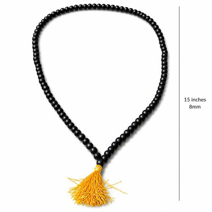 Lab Certified 8mm Karungali Mala - 108 beads