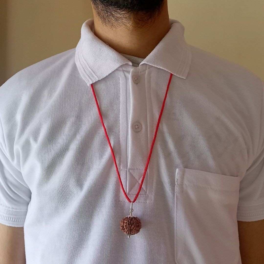 Original Nepali 7 Mukhi Rudraksha Pendant