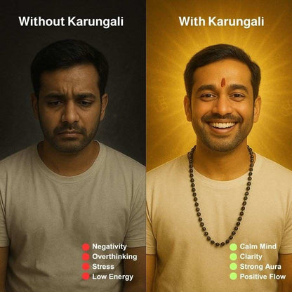 Silver Plated Original Karungali Mala