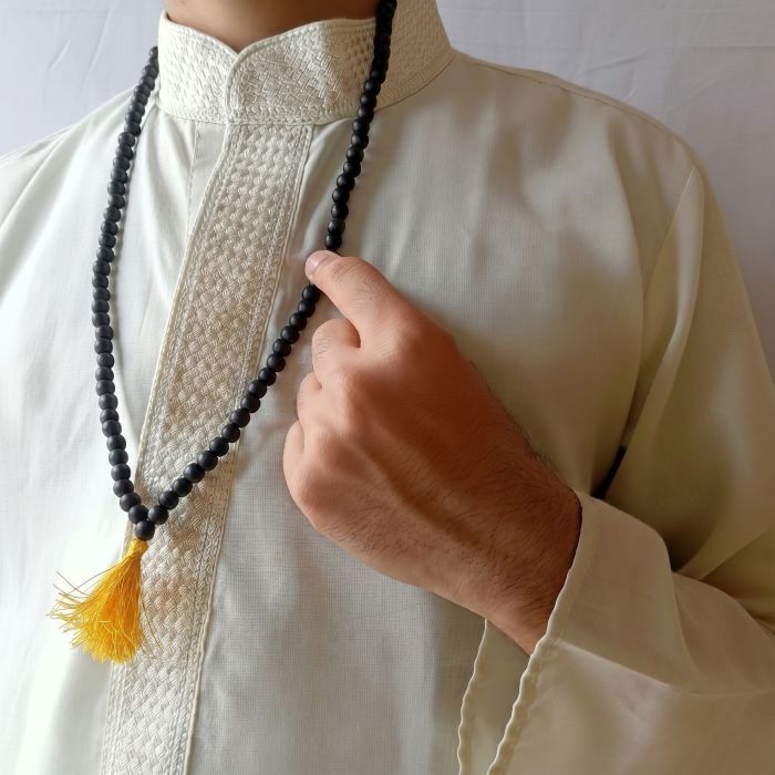 Lab Certified 8mm Karungali Mala - 108 beads