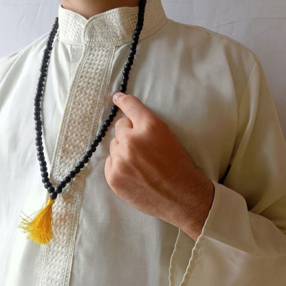 Lab Certified 8mm Karungali Mala - 108 beads