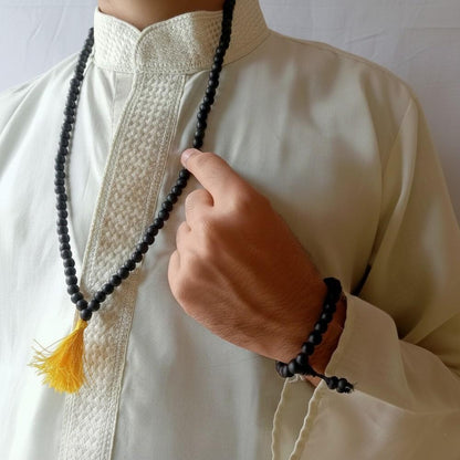 Original Karungali Malai + Bracelet Combo