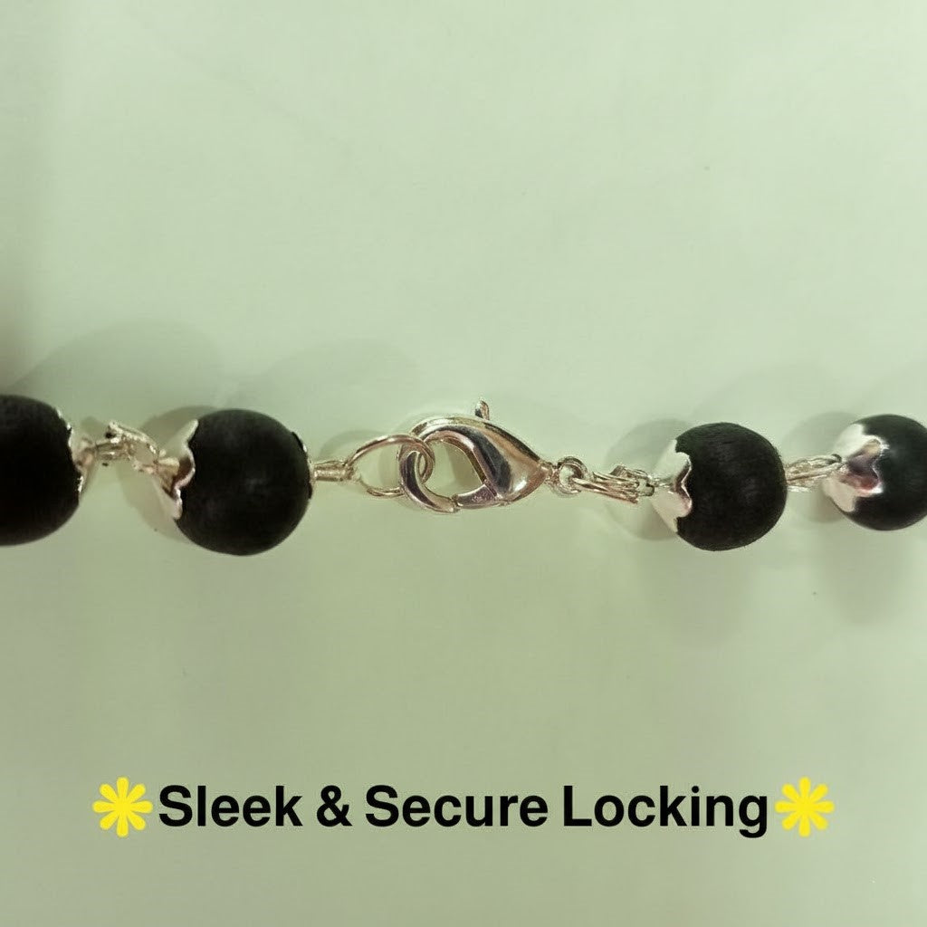 Silver Plated Original Karungali Mala