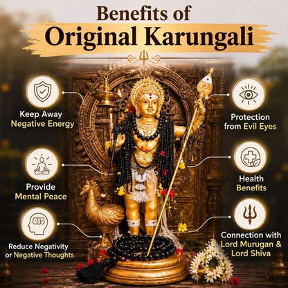 Original Karungali Malai and Bracelet Combo